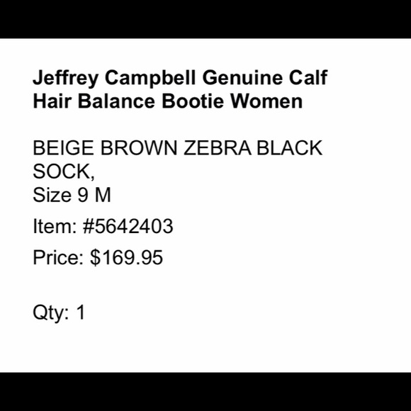 BRAND NEW JEFFREY CAMPBELL GENUINE CALF HAIR BLNCE - Picture 2 of 6